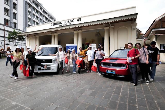 Honda HR-V Listrik hingga STEP WGN Hybrid Diajak Tur Sejarah di RI