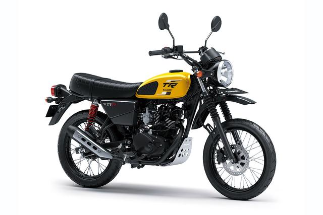 Kawasaki W175TR Punya Warna Baru yang Makin Nyentrik