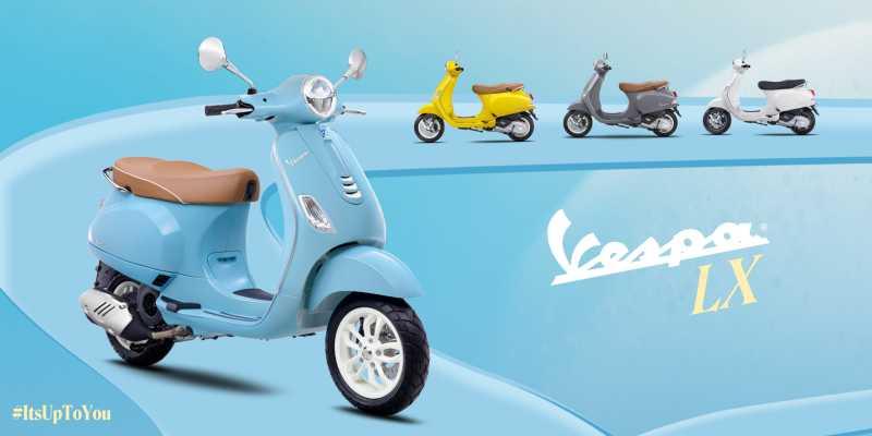 Vespa LX Kini Hadir Dengan Pilihan Warna Baru yang Lebih Klimis