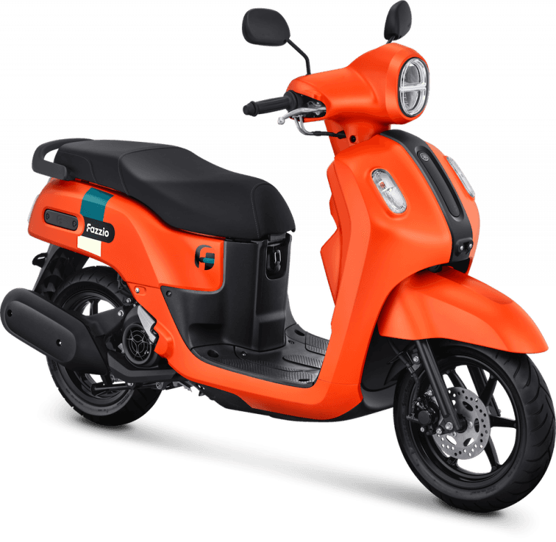 Tampilan Baru Yamaha Fazzio Hybrid, Ngejreng Dengan Warna Orange