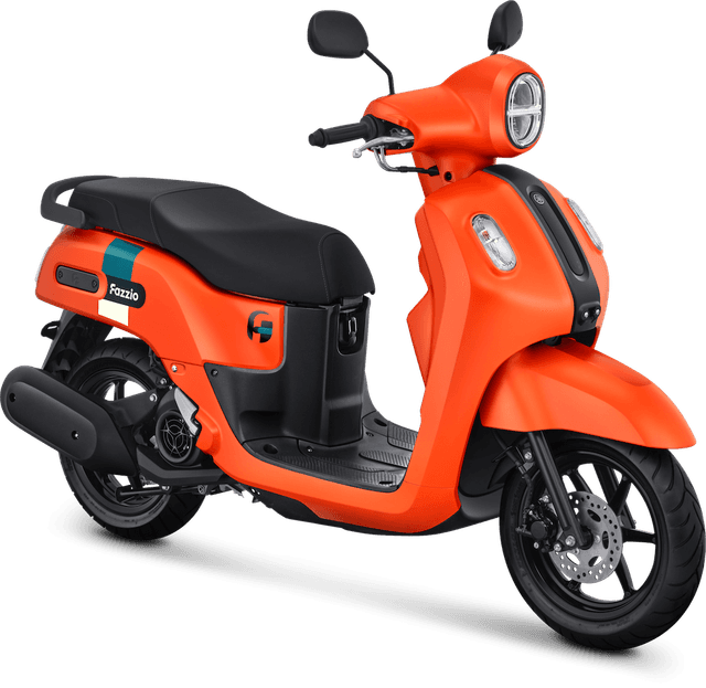 Tampilan Baru Yamaha Fazzio Hybrid, Ngejreng Dengan Warna Orange