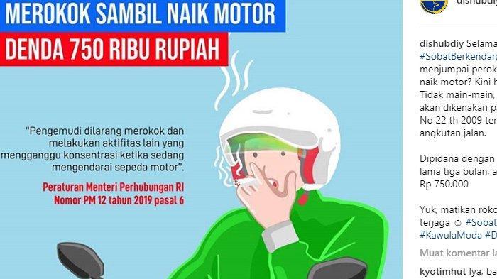 Merokok Saat Nyetir: Ngerokoknya Sebatang, Dendanya Setara 2 Slop Rokok!