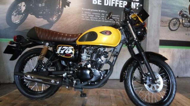 Foto: Detail Motor Retro ‘Jokowi’ Versi Baru dari Kawasaki